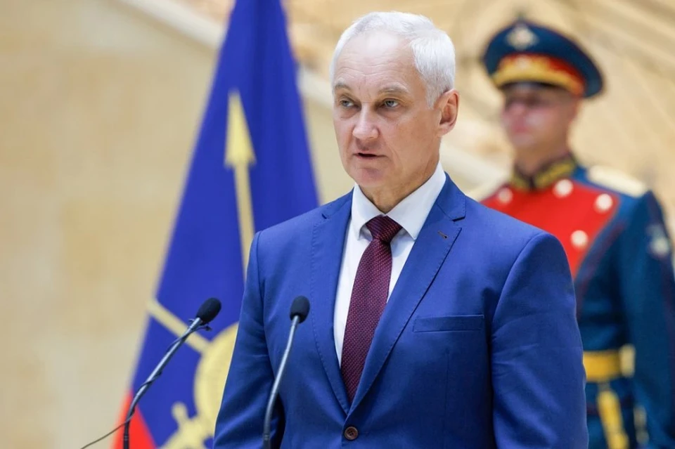 Белоусов поздравил бойцов ВС РФ с освобождением Переездного в ДНР, фото: Дмитрий Харичков/Минобороны/ТАСС