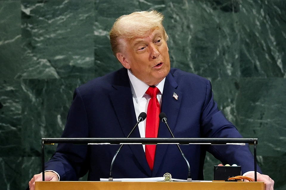 Дональд Трамп выступил в Нью-Йорке на юбилейной сессии Генассамблеи ООН.