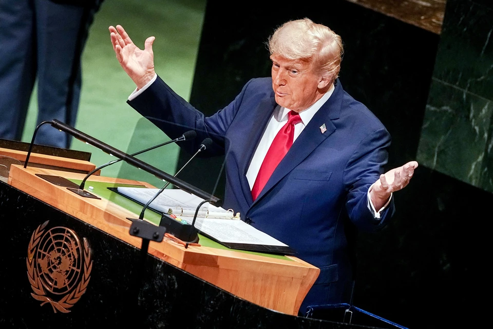 Речь Трампа на трибуне Генассамблеи ООН длилась 57 минут