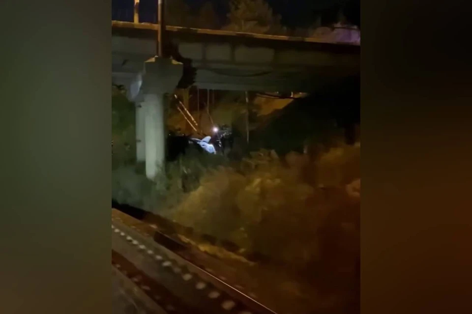 Смертельное ДТП произошло на мосту в Выксунском округе. Фото: пресс-служба ГУ МВД России по Нижегородской области.