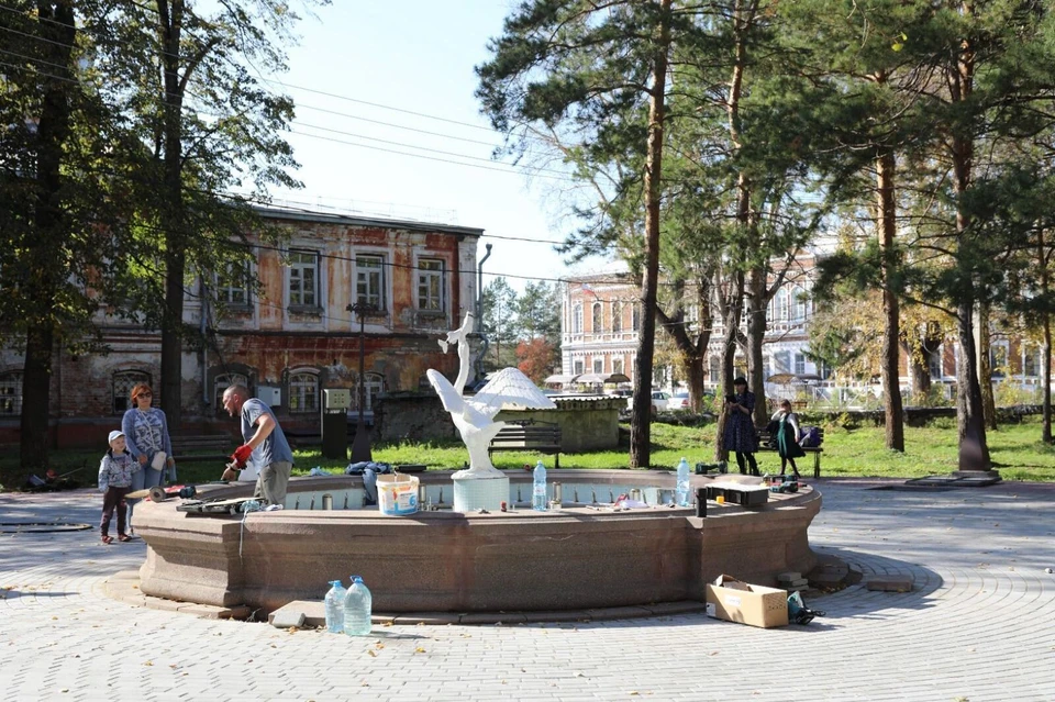 Восстановление фонтана