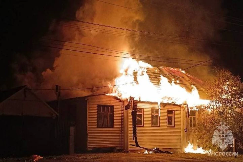 В пожаре никто не пострадал. Фото: МЧС России по РБ.