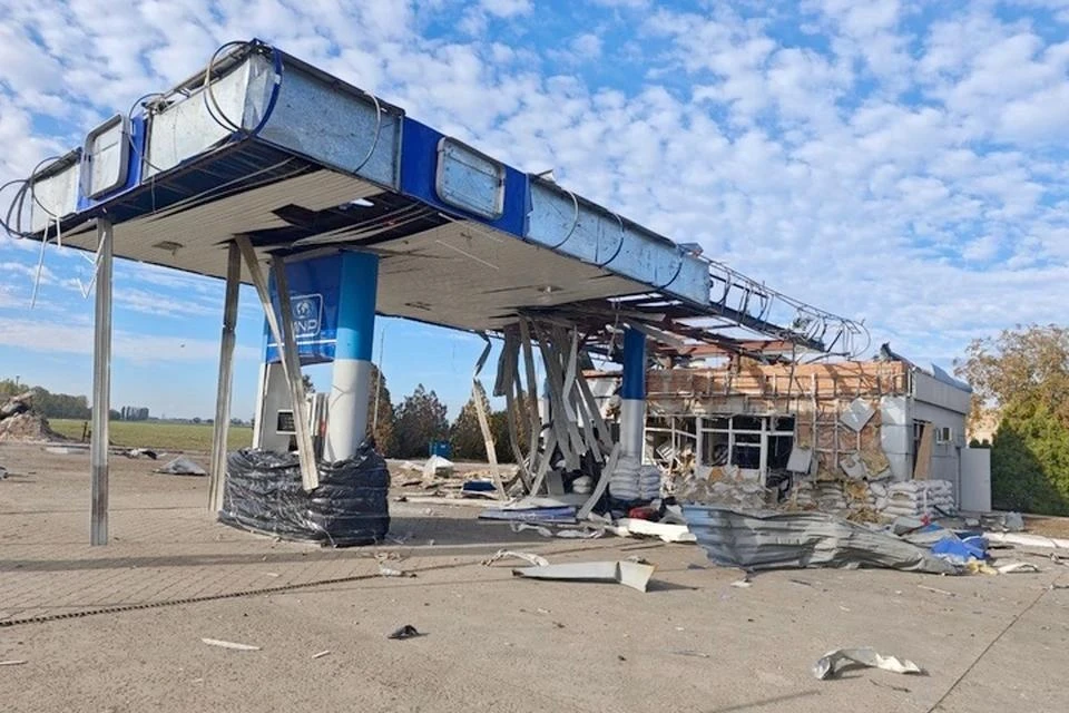 Последствия ударов ВСУ Фото: ТГ-канал Владимира Сальдо