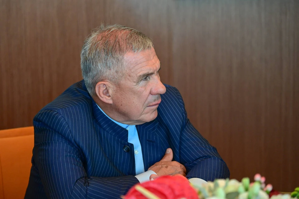 Минниханов подчеркнул, что Татарстан придает большое значение развитию сотрудничества с Индией. Фото: пресс-служба раиса Татарстана