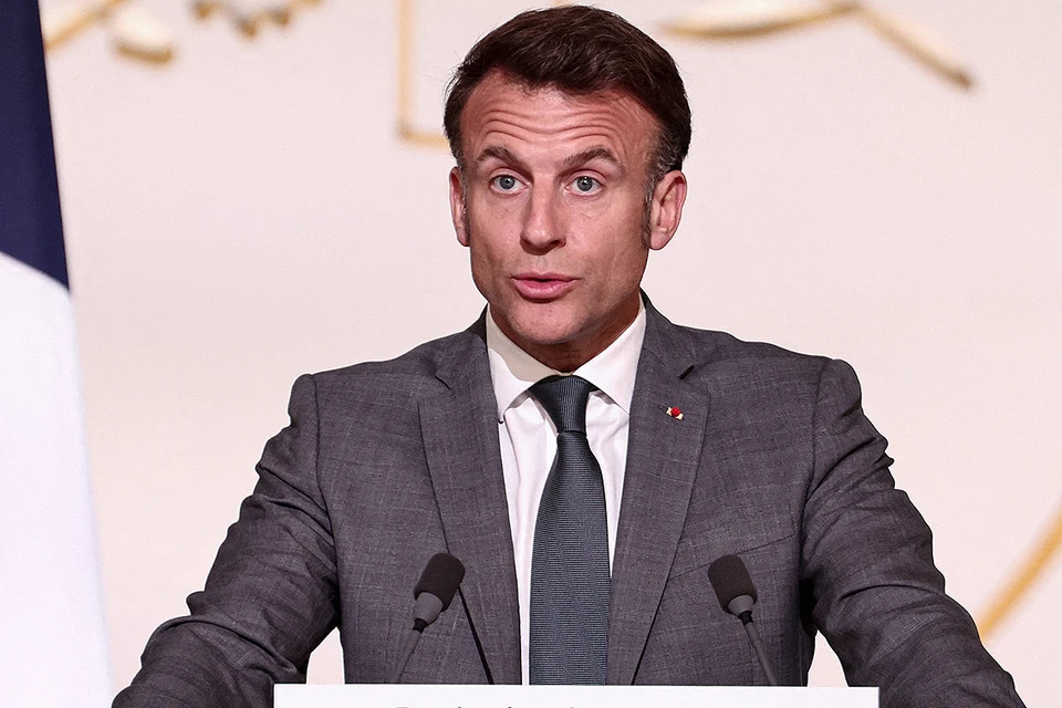 Президент Франции Эммануэль Макрон