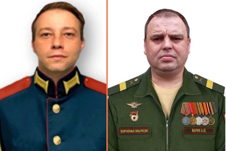 Ефрейтор Олег Хомяков и старший сержант Андрей Марин