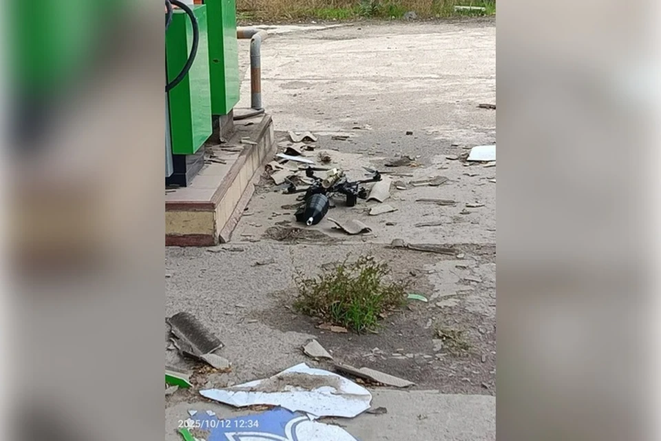 После обстрелов ВСУ нередко остаются несработавшие дроны. Фото: тг-канал Владимира Оганесова