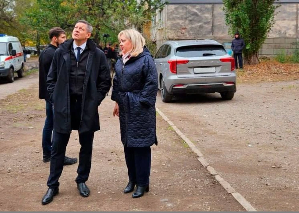 ЧП произошло ночью в многоквартирном доме. Фото: Светлана Гребенькова