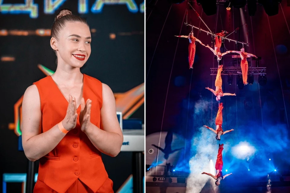 Кристина Москвина может удержать в зубах конструкцию с живым весом 160 кг. Фото: из архива героини публикации