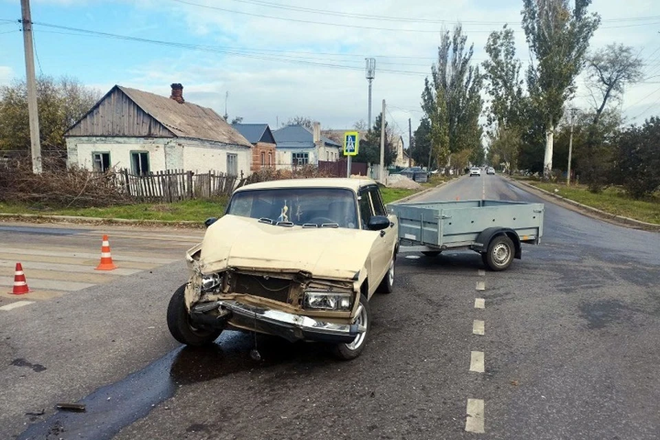 В Новоазовске в результате ДТП пострадал шестимесячный ребенок. Фото: МВД по ДНР