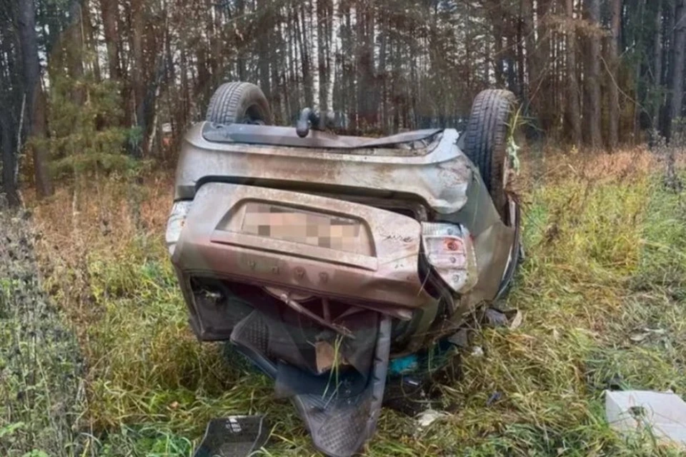 В момент аварии женщина не была пристегнута. Фото: ГИБДД Татарстана