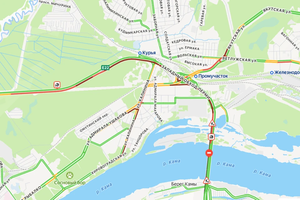 Фрагмент сервиса «Яндекс Карты»