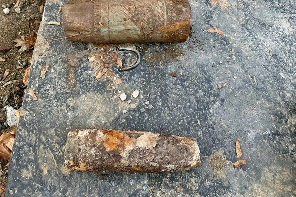 В Мариуполе строители обнаружили боеприпасы времен Великой Отечественной войны. Фото: «РКС-НР»