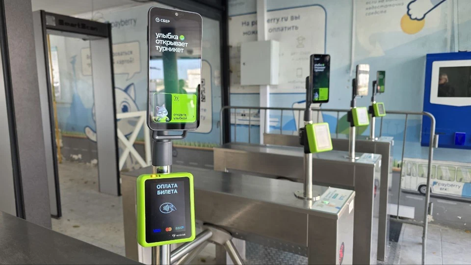 Оплата по биометрии проходит за считанные секунды. Фото: Пресс-служба Сбера