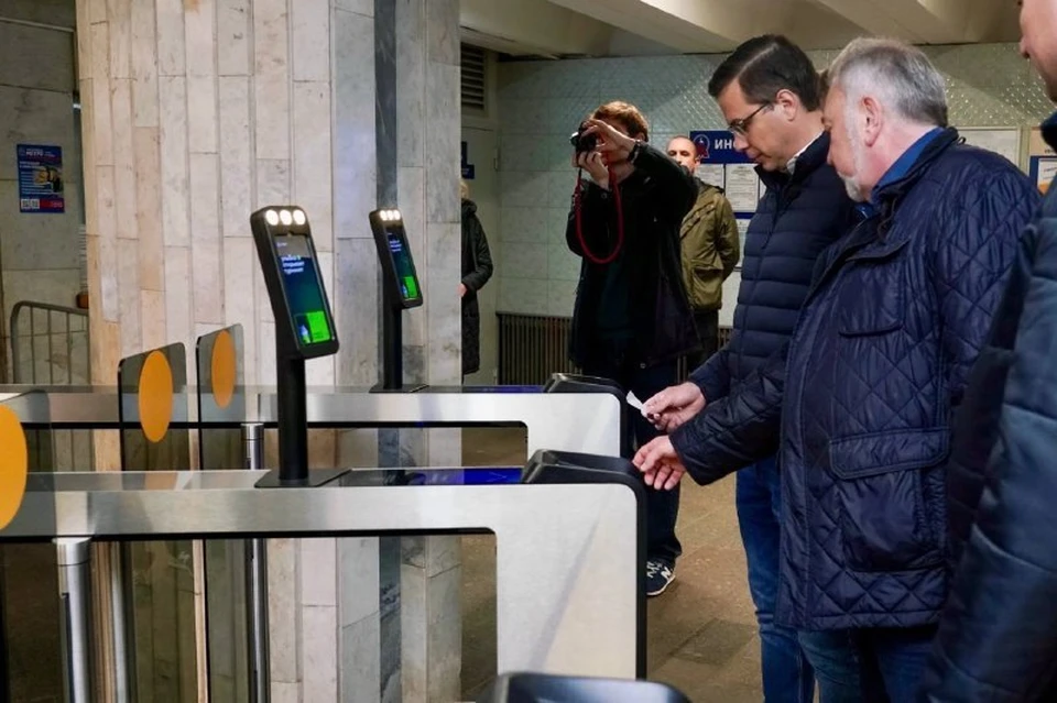 Юрий Шалабаев оценил работы по модернизации метро в Нижнем Новгороде. ФОТО: телеграм-канал Юрия Шалабаева.