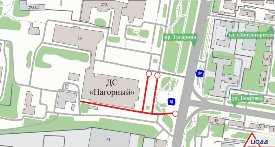 Движение транспорта ограничат по проспекту Гагарина 25 октября. Фото: пресс-служба администрации Нижнего Новгорода.