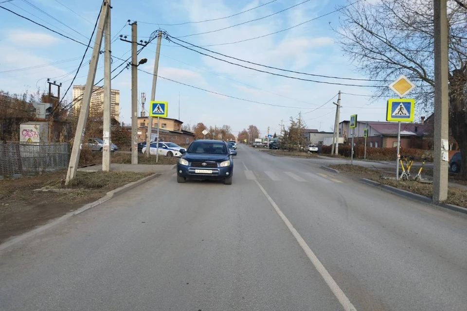 Ребенка сбили в Новосибирске. Фото: Госавтоинспекция города
