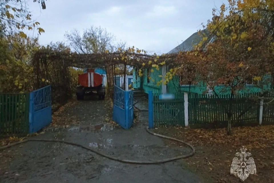 В Рубановке погибла на пожаре пенсионерка. Фото: ГУ МЧС России по Херсонской области