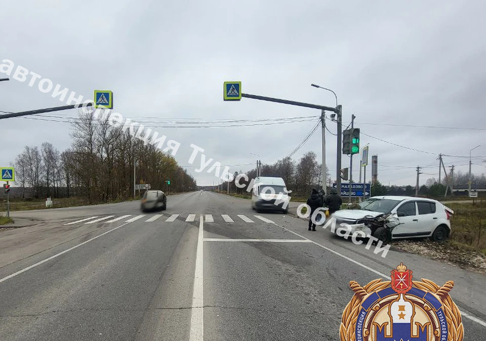 На трассе «Золотое кольцо» под Тулой произошло ДТП с двумя пострадавшими