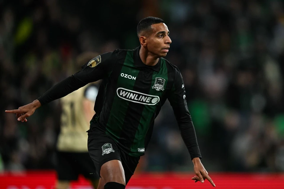 Виктор Са – автор единственного гола в матче с "Рубином". Фото: ФК "Краснодар"