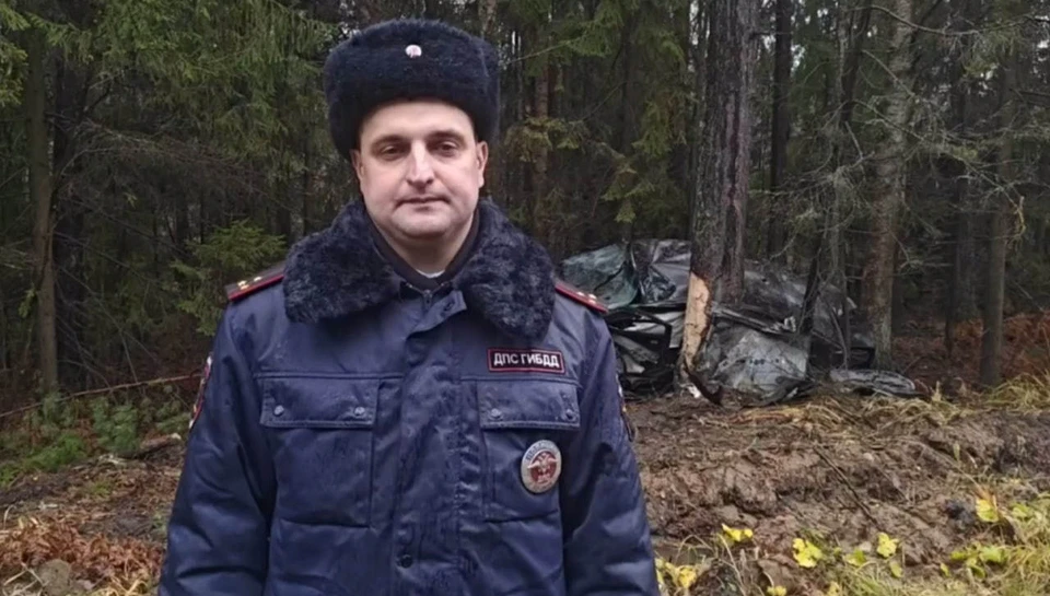 Водитель иномарки погиб в ДТП с перевертышем в Нижегородской области. Фото: пресс-служба УГИБДД по региону.