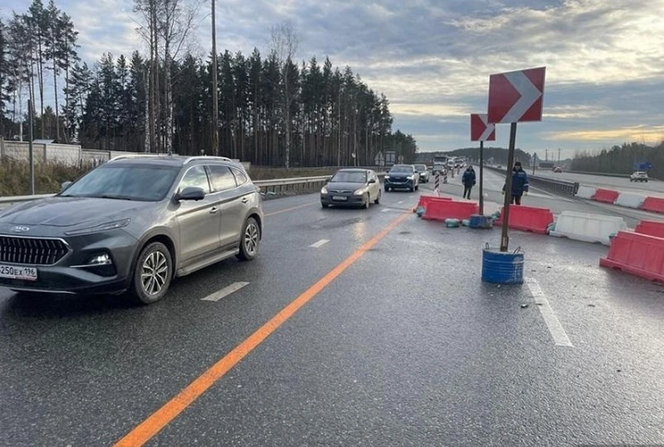 На ЕКАД перезапустили движение. Фото: Департамент информполитики Свердловской области