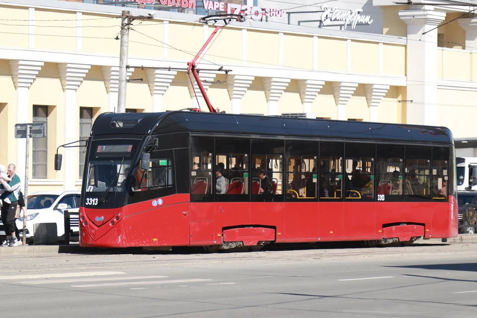Новый трамвай проходит обкатку