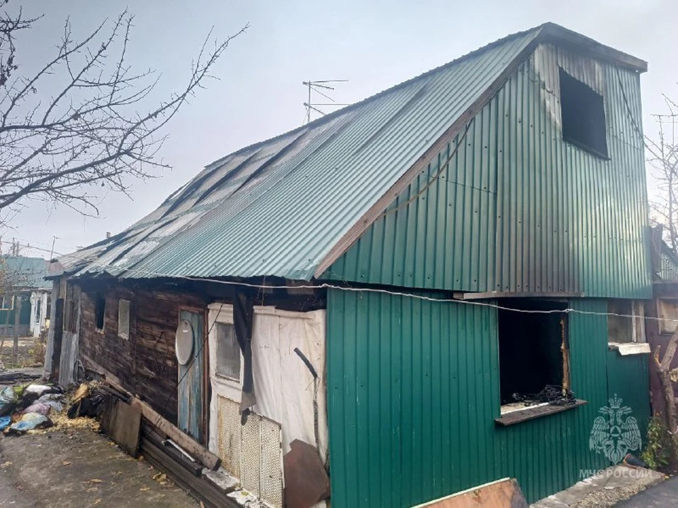 Пожар потушили на площади 60 кв. м