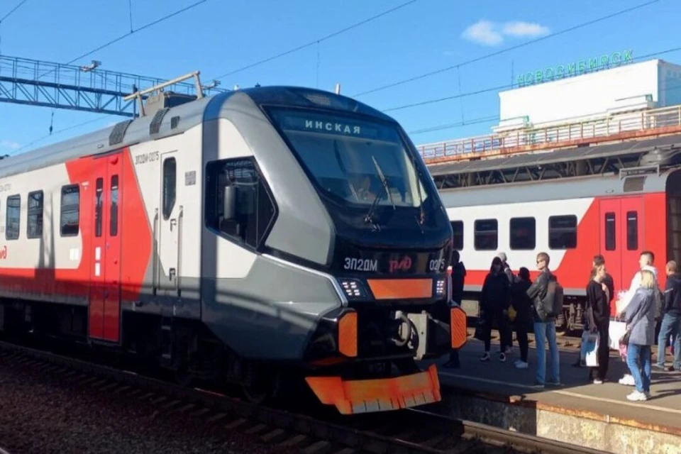 С 5 ноября будут курсировать дополнительные электропоезда по маршруту Новосибирск – Инская. Фото: пресс-служба РЖД