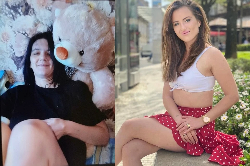 Сестра из России - слева, не помнит сестру из Испании (справа)