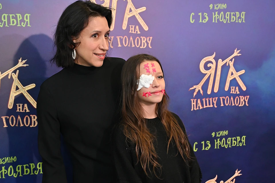 Елена Борщева с дочкой Умой
