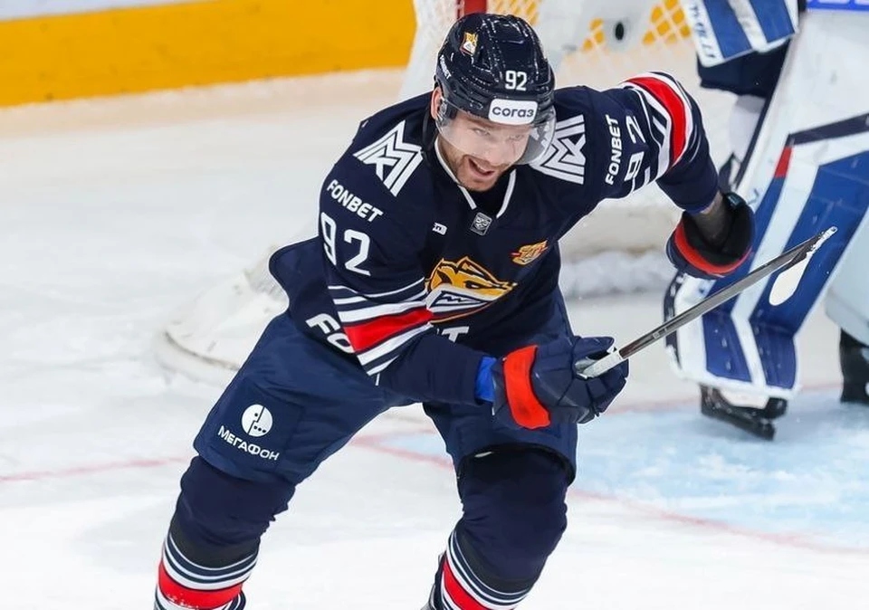 Известный воспитанник челябинского «Трактора» с этого сезона играет в Магнитке. Фото: ХК «Металлург»