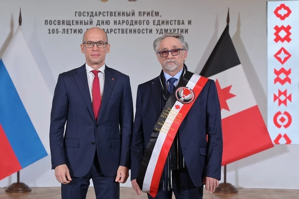 Александр Бречалов и Александр Мустаев. Фото: пресс-служба Главы и правительства Удмуртии