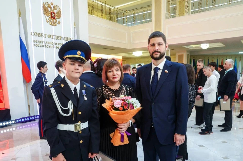 В Москве состоялось награждение лауреатов всероссийского проекта «Дети-герои». Фото: ТГ/Волошин
