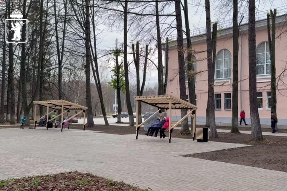 На Резинотехнике в Ярославле закончили благоустраивать территорию у Дома культуры.