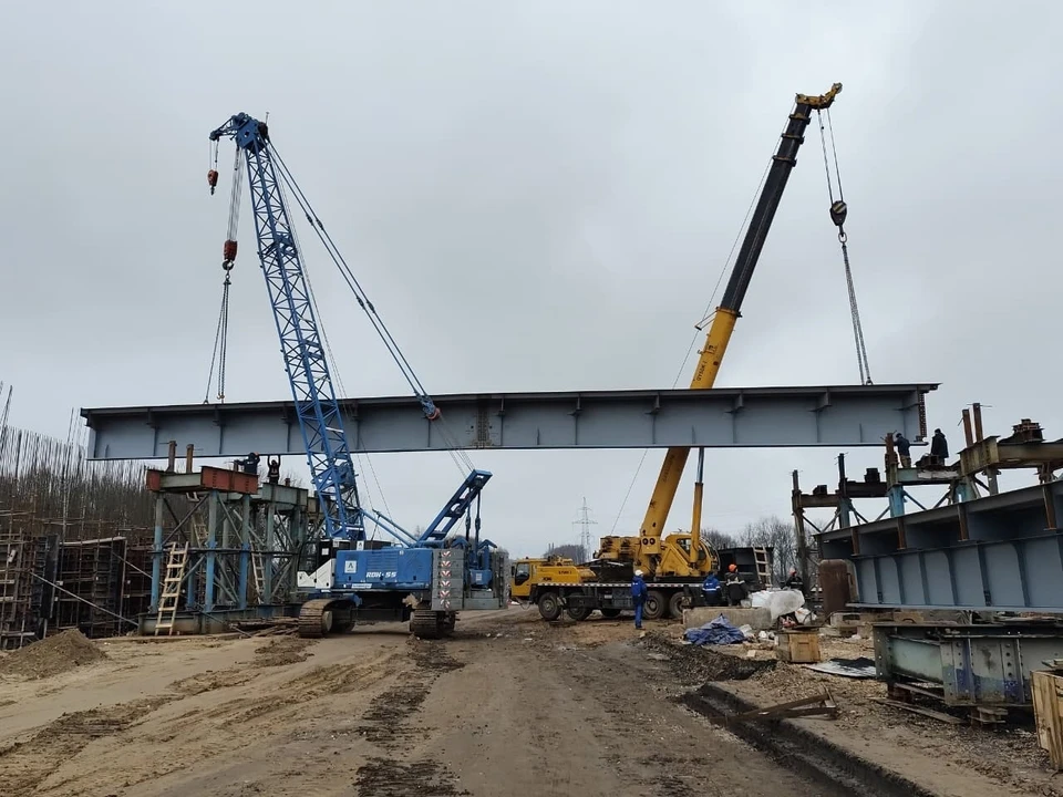 Опубликованы фото нового этапа строительства дублера проспекта Гагарина. Фото: "Автобан"