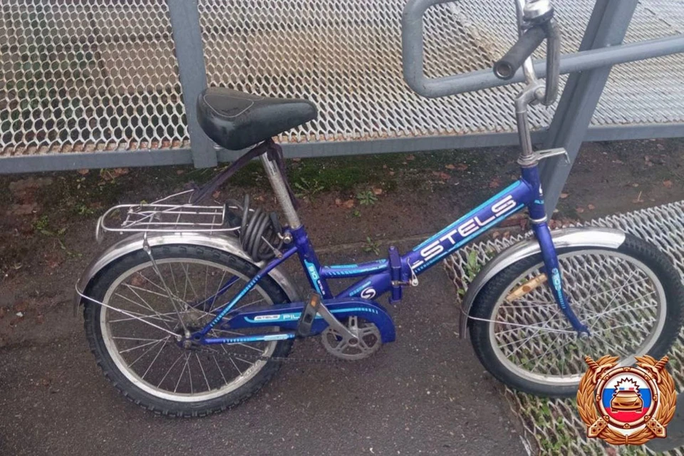 Велосипед после ДТП. Фото: управление Госавтоинспекции по Тверской области