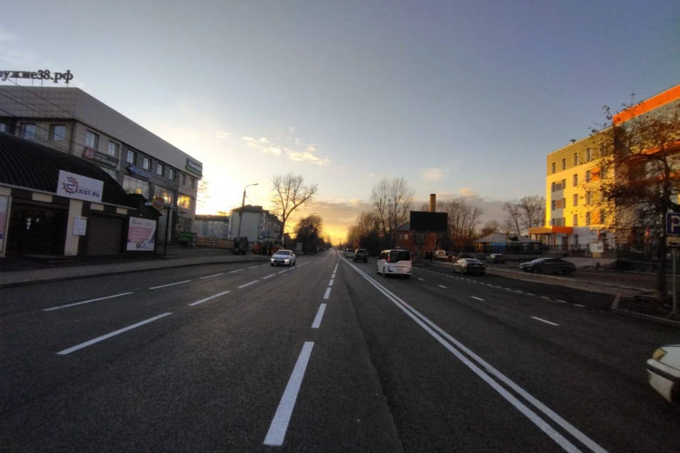 В Иркутске завершили ремонт улицы Баррикад.