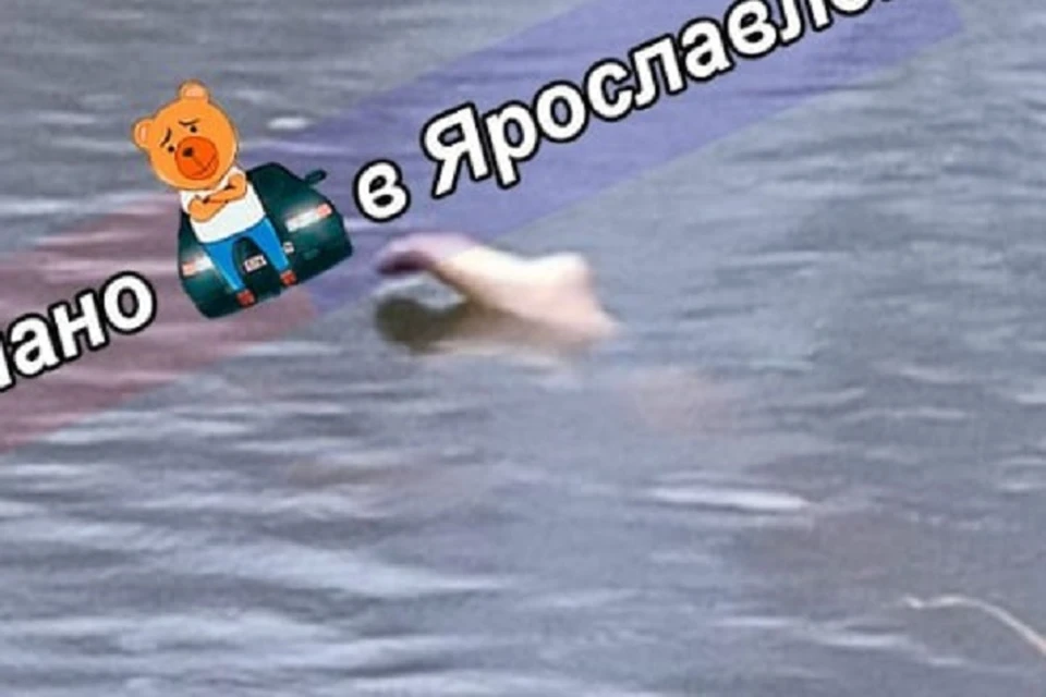 "Труп" оказался манекеном. Фото: телеграм-канал Подслушано в Ярославле.