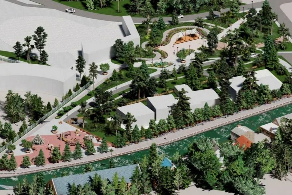 Проект сквера в Мацесте Фото: t.me/agproshunin