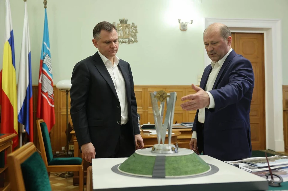 Александр Скрябин отметил масштабные изменения в донской столице, произошедшие при губернаторе Юрии Слюсаре. Фото: администрация Ростова