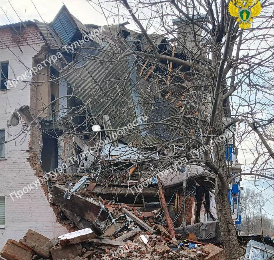 Прокуратура организовала проверку по факту взрыва в жилом доме в Куркино Тульской области