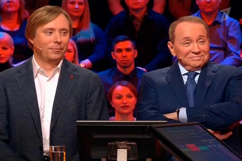 Масляков-старший и Масляков-младший. Фото: кадр Первого канала.