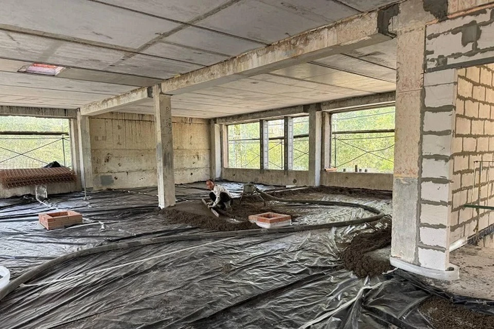 Тульские строители завершают восстановление детского сада в Мариуполе. Фото: АГО Мариуполь