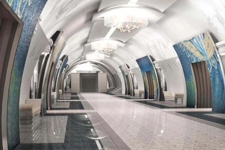 После завершения всех работ она предстанет в серо-голубых тонах. Фото: Смольный