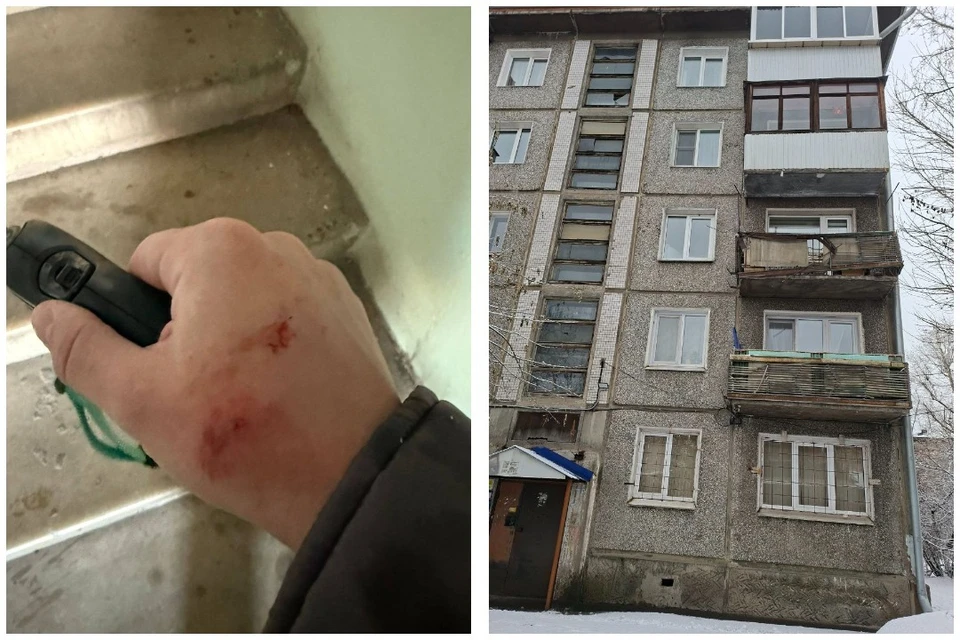 Кусок льда упал с крыши дома на беременную жительницу Иркутска. Фото: личный архив/ Михаил Золотухин.