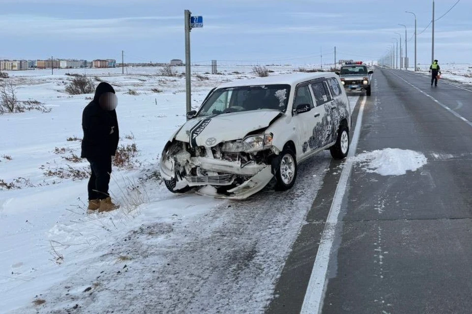 В результате ДТП водитель получил травмы головы и шеи. Фото: https://t.me/police_chukotka87