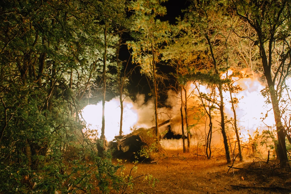 Российские войска бьют по позициям противника