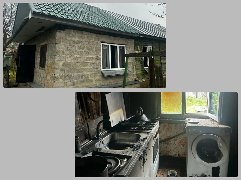 Тело нашли при тушении