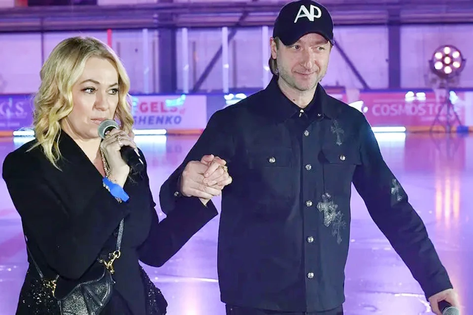 Яна Рудковская и Евгений Плющенко